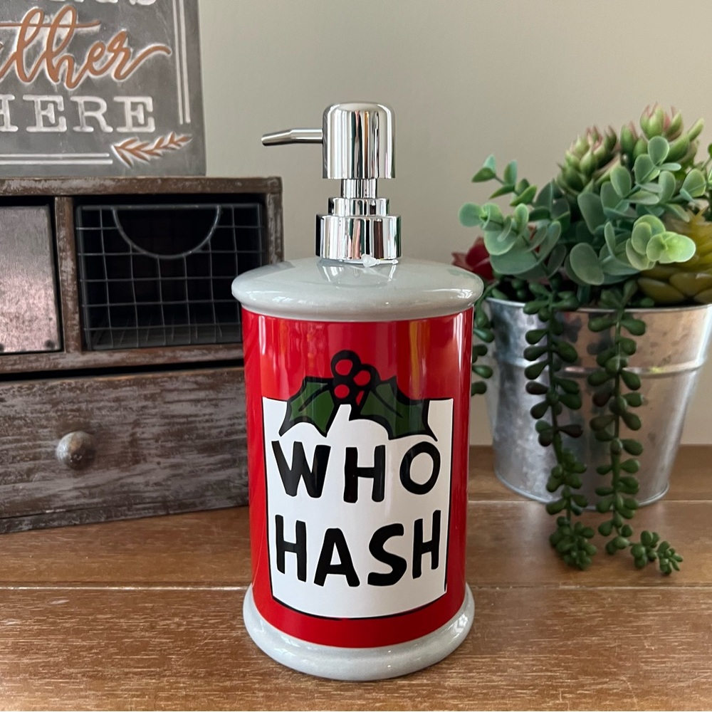 New Grinch Ceramic Soap Dispenser